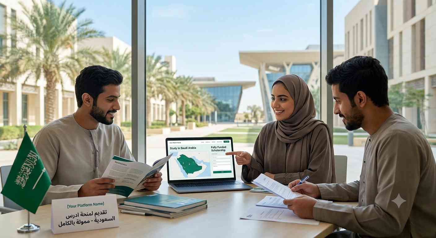 التقديم للمنح الدراسية الممولة كاملا